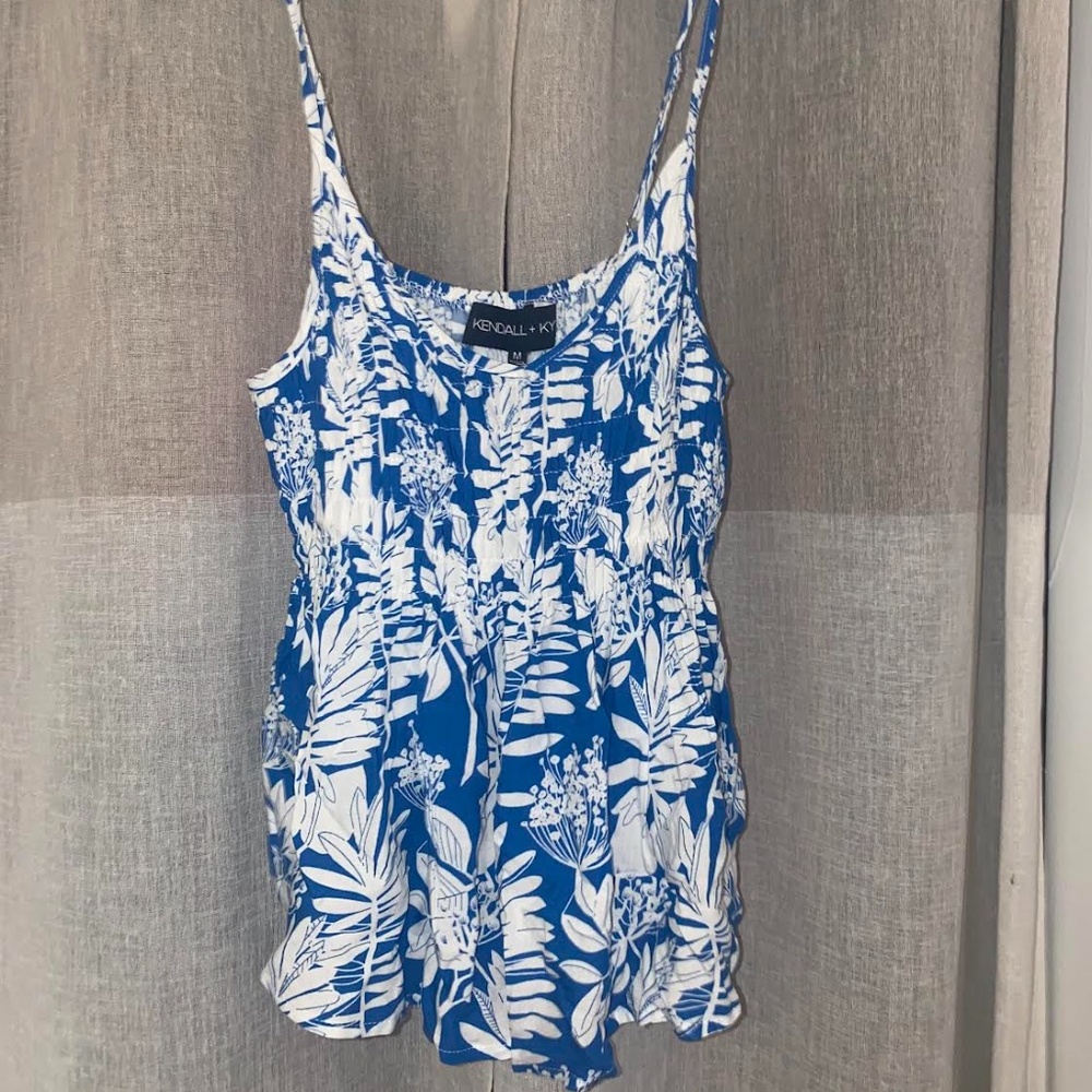 Kendall&Kylie Blue Tank